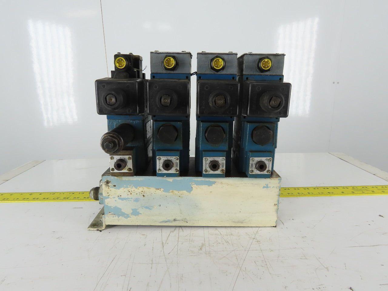 Rexroth 4WE10J31/CW110N9DAL 4/3 Way Hydraulic Regulated Check Valve Assembly