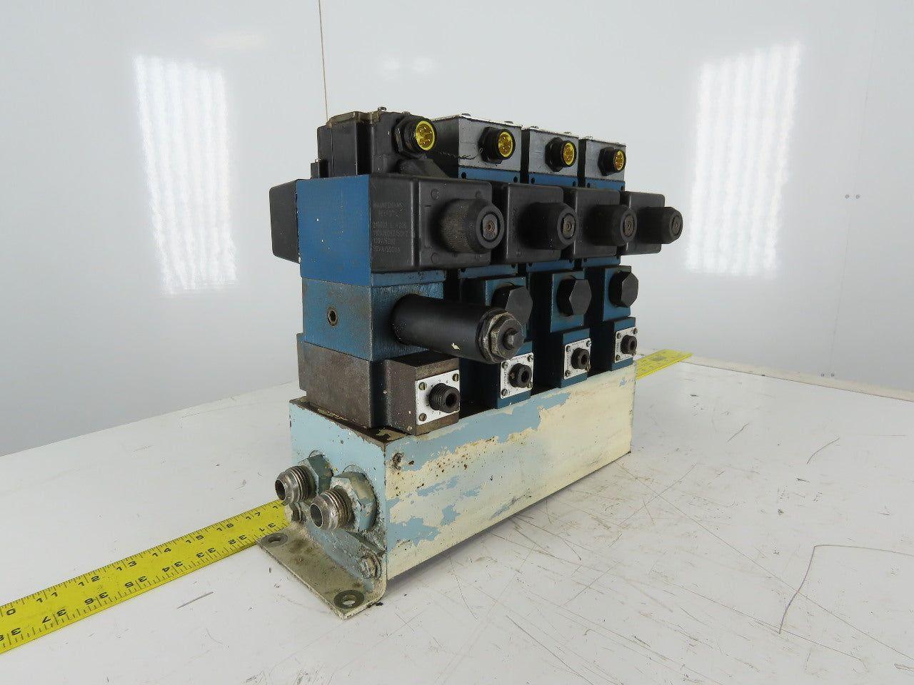 Rexroth 4WE10J31/CW110N9DAL 4/3 Way Hydraulic Regulated Check Valve Assembly