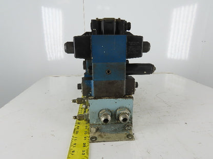 Rexroth 4WE10J31/CW110N9DAL 4/3 Way Hydraulic Regulated Check Valve Assembly