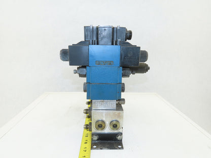 Rexroth 4WE6J61 4 Port 2 &3 Position Check Regulated Hydraulic Valve Assembly