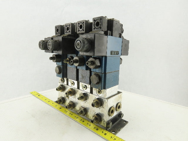 Rexroth 4WE6J61 4 Port 2 &3 Position Check Regulated Hydraulic Valve Assembly