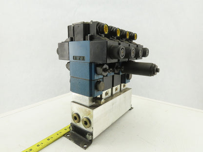 Rexroth 4WE6J61 4 Port 2 &3 Position Check Regulated Hydraulic Valve Assembly