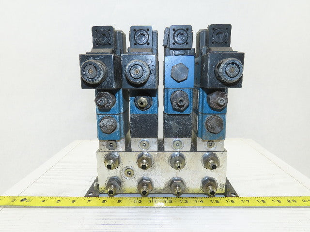 Rexroth 4WE6J61 4 Port 2 &3 Position Check Regulated Hydraulic Valve Assembly