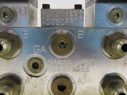 Rexroth 4WE6C61/0FEW110N 4/2 Way Hydraulic Check Manifold Assembly 120V Coil