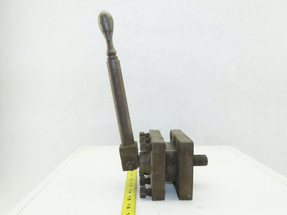 Lathe 4 Position Quick Change Manual Tool Post Holder 4-1/2"x4-1/2"