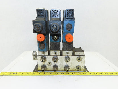 Rexroth Z2S 6-1-64/V 4 Port 2 & 3 Way Regulated Check Hydraulic Valve Assembly