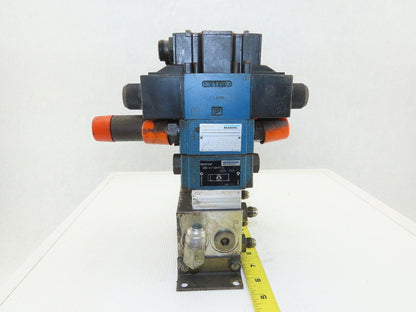 Rexroth Z2S 6-1-64/V 4 Port 2 & 3 Way Regulated Check Hydraulic Valve Assembly
