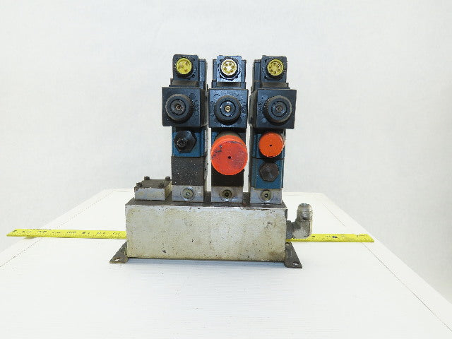 Rexroth Z2S 6-1-64/V 4 Port 2 & 3 Way Regulated Check Hydraulic Valve Assembly