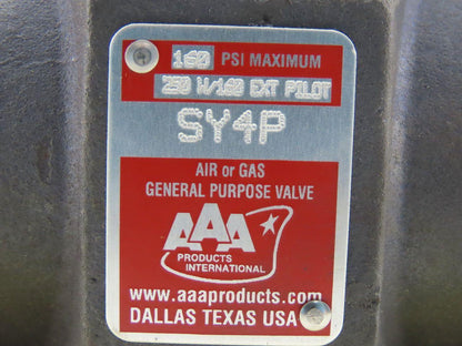 A A A SY4P 3 Position General Purpose Pneumatic Double Solenoid Valve 120V