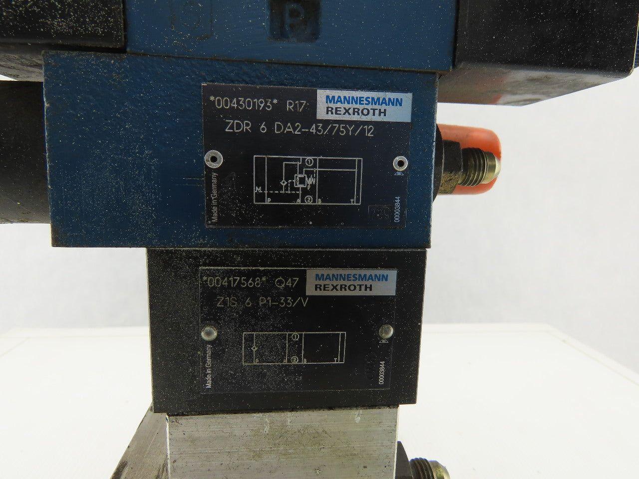 Rexroth 4WE6C61/EW110N9DK23L 4/2 Position Regulated Hydraulic Check Assembly