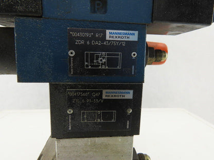 Rexroth 4WE6C61/EW110N9DK23L 4/2 Position Regulated Hydraulic Check Assembly