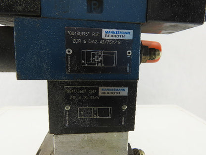 Rexroth 4WE6C61/EW110N9DK23L 4/2 Position Regulated Hydraulic Check Assembly
