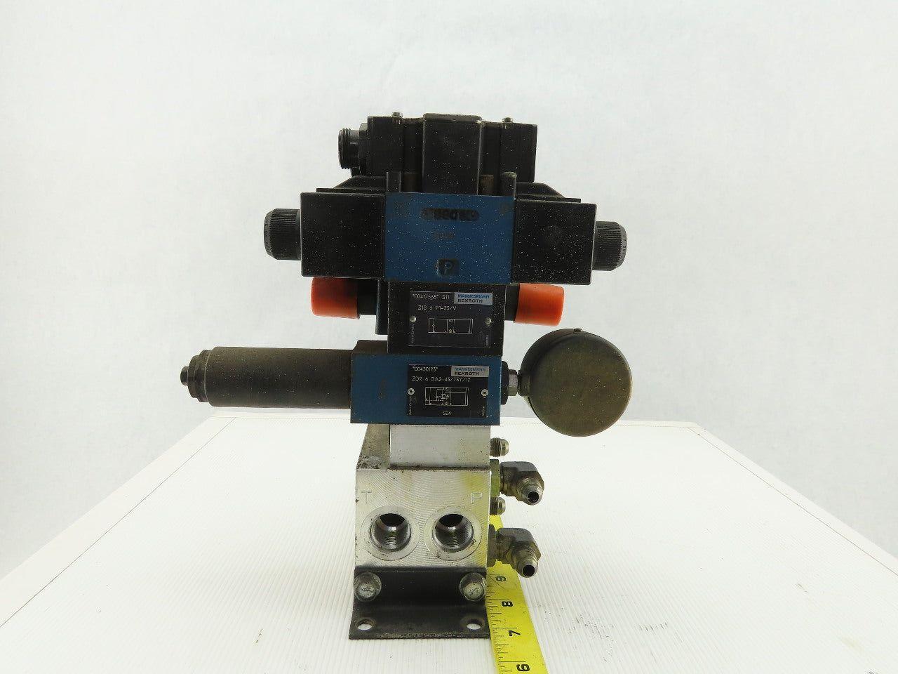 Rexroth 4WE6C61/EW110N9DK23L 4/2 Position Hydraulic Regulated Check Assembly