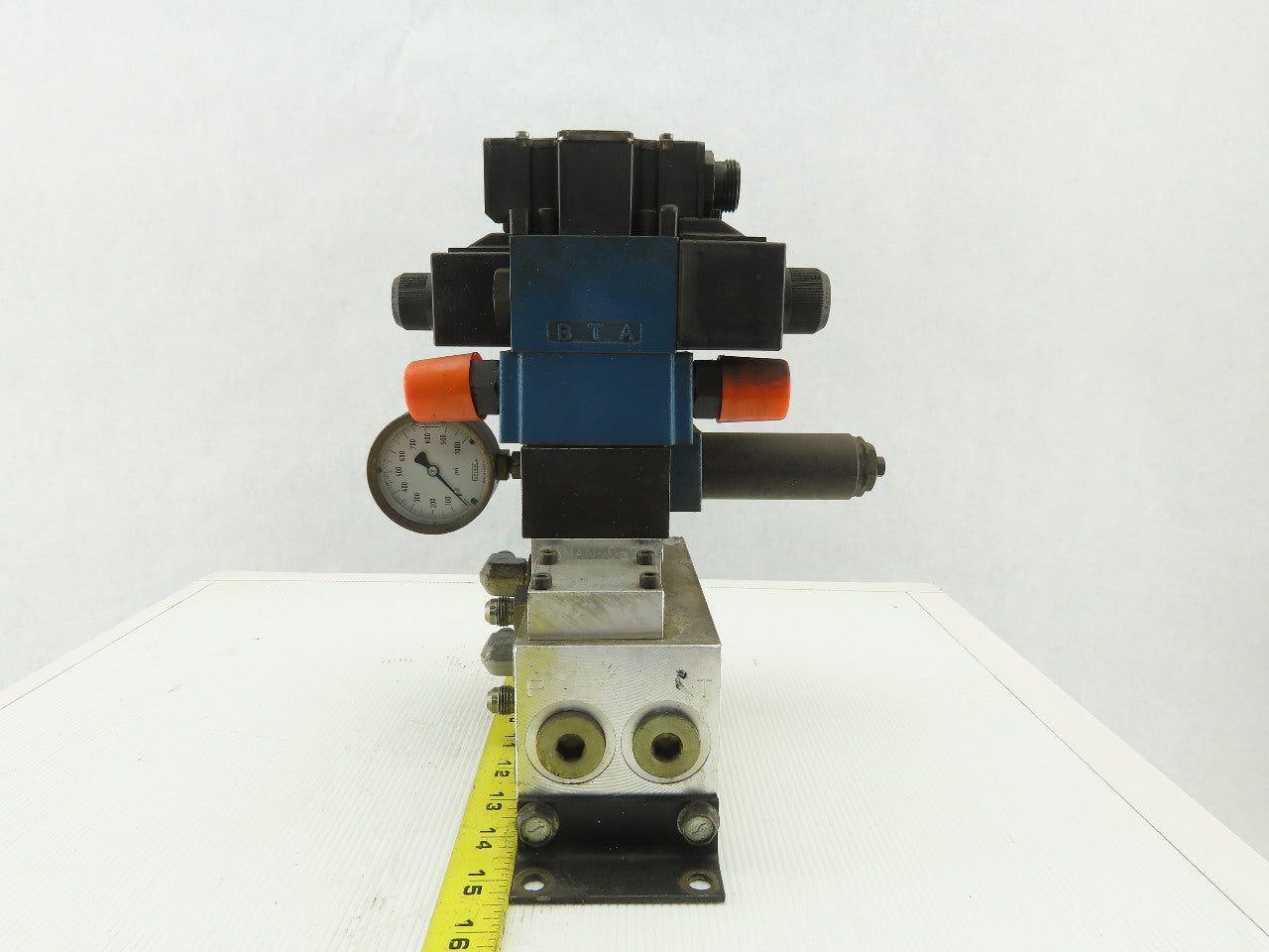 Rexroth 4WE6C61/EW110N9DK23L 4/2 Position Hydraulic Regulated Check Assembly