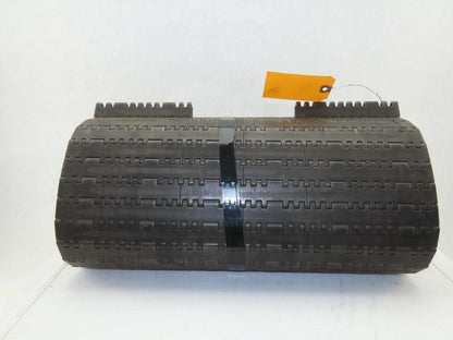 Rex 7705-06 Gray Mat Top Plastic Conveyor Chain Belt 18" Wide  x 9' Long