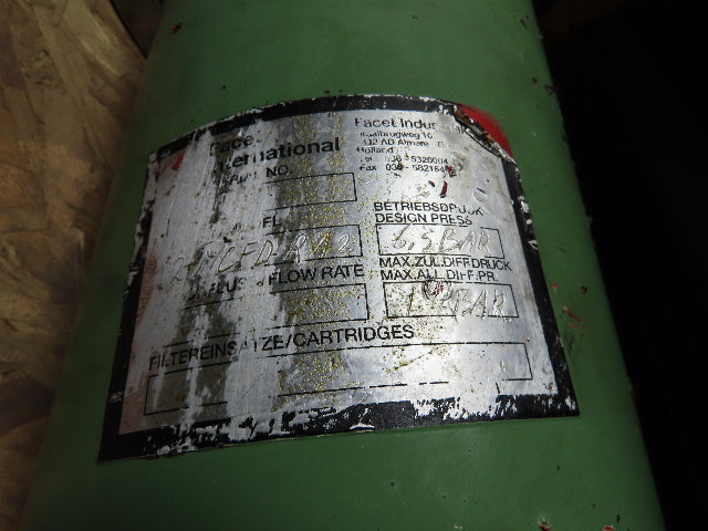 Facet 2MCFD-RA2 6" Hydraulic Cartridge Filter Strainer Steel Housing 2"NPT 36"L