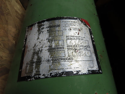 Facet 2MCFD-RA2 6" Hydraulic Cartridge Filter Strainer Steel Housing 2"NPT 36"L