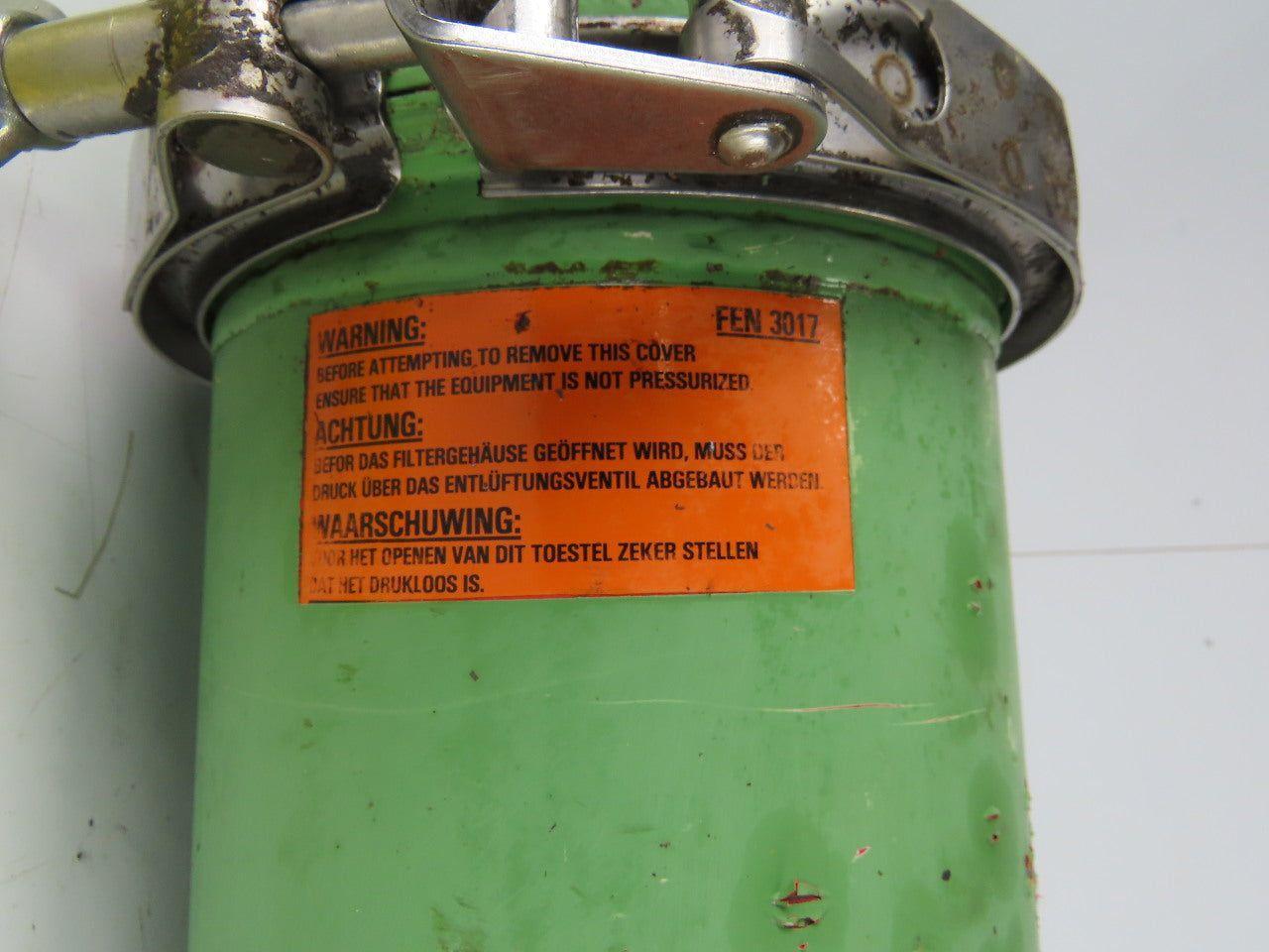 Facet 2MCFD-RA2 6" Hydraulic Cartridge Filter Strainer Steel Housing 2"NPT 36"L