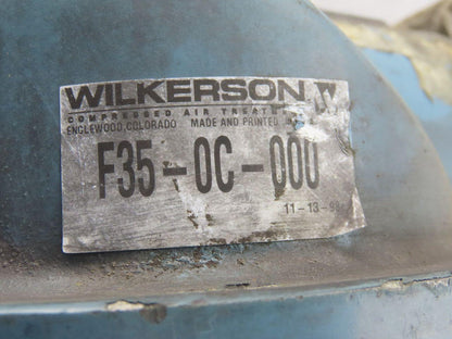 Wilkerson F35-0C-000 Jumbo General Purpose Filter 2" NPT 150PSI