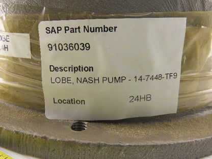 Lobe Nash 14-7448-TF9 Pump To Motor Adapter Housing Stainless Steel