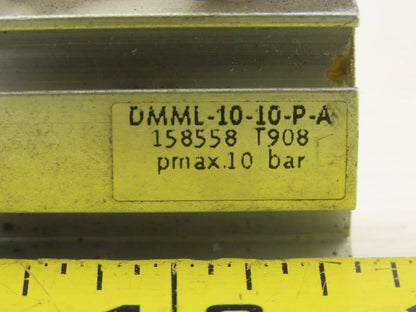 Festo 158558 T908 DMML-10-10-P-A Pneumatic Compact Cylinder 10 Bar