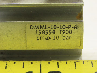 Festo 158558 T908 DMML-10-10-P-A Pneumatic Compact Cylinder 10 Bar
