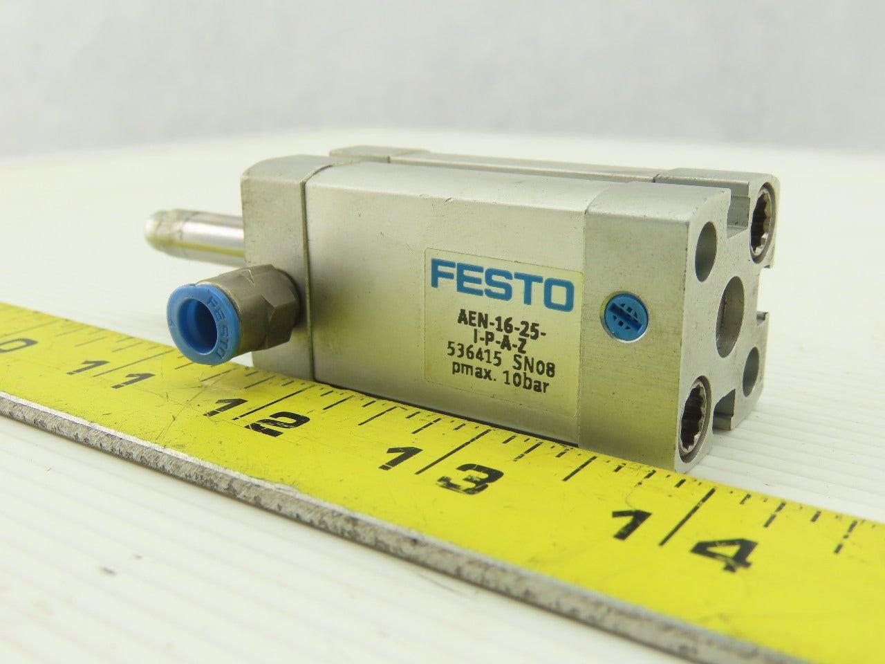 Festo 536415 SNOB AEN-16-25-I-P-A-Z Single Acting Compact Cylinder 10 Bar