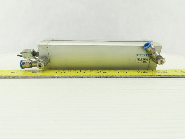 Festo TD08 ADN-25-120-I-P-A Pneumatic Compact Air Cylinder 25mm x 120mm 145 PSI