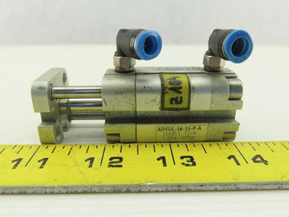 Festo 156853 TD08 ADVUL-16-15-P-A Pneumatic Compact Cylinder 10 Bar