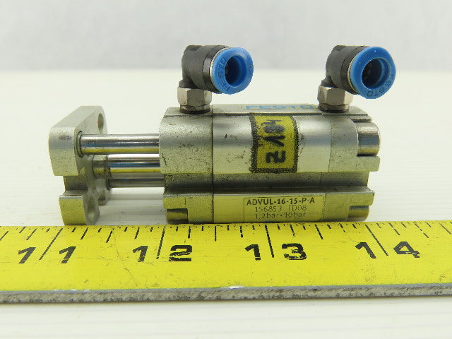 Festo 156853 TD08 ADVUL-16-15-P-A Pneumatic Compact Cylinder 10 Bar