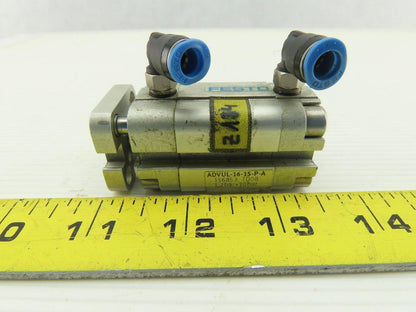 Festo 156853 TD08 ADVUL-16-15-P-A Pneumatic Compact Cylinder 10 Bar