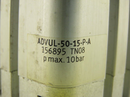 Festo ADVU-50-15-P-A Compact Pneumatic Air Cylinder 50x15mm stroke