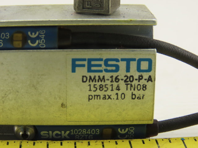 Festo DMM-16-20-P-A Compact Pneumatic Air Cylinder