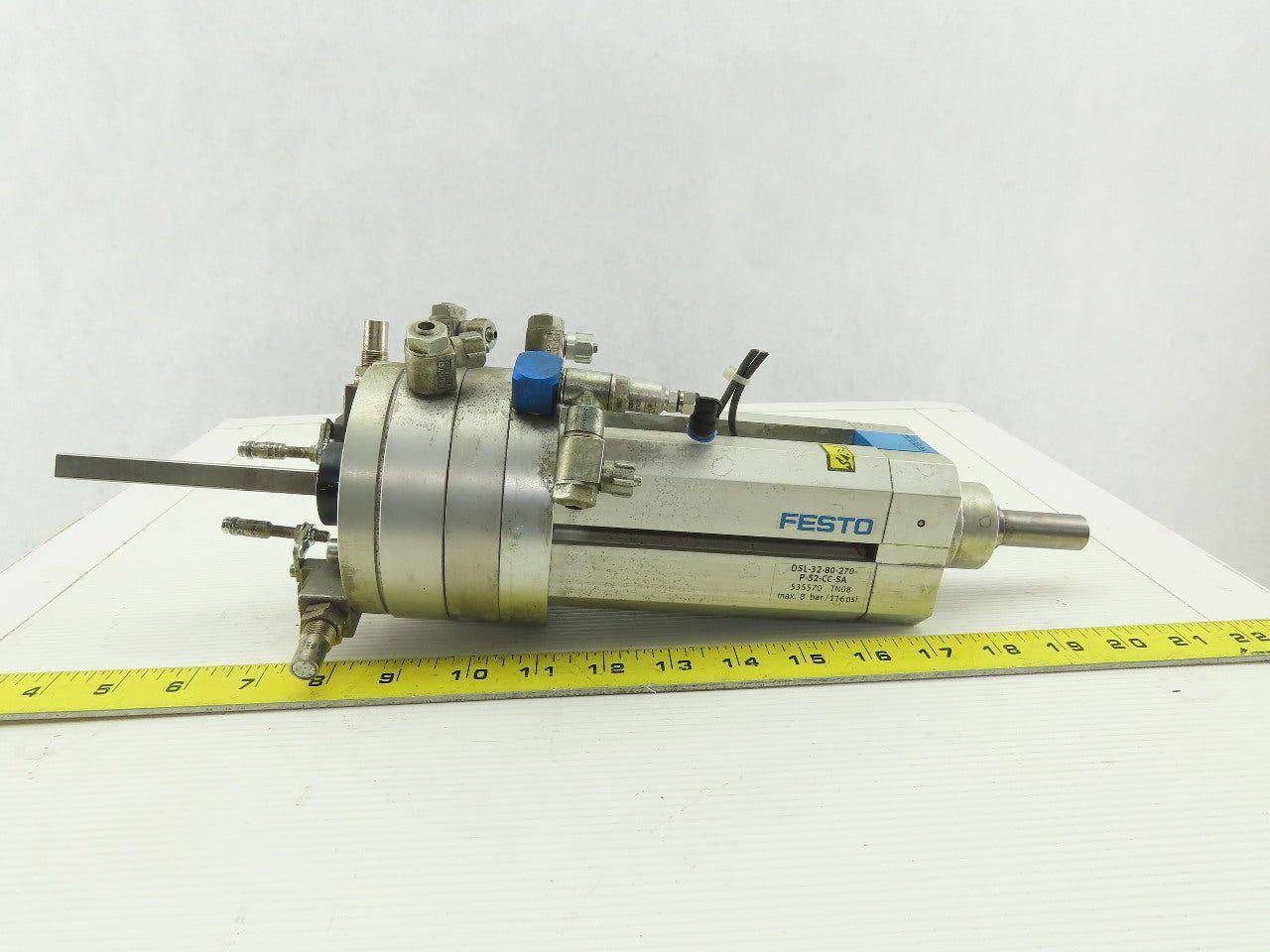 Festo DSL-32-80-270-P-S2-CC-SA 80mm Stroke 270° Swivel Linear Drive Unit