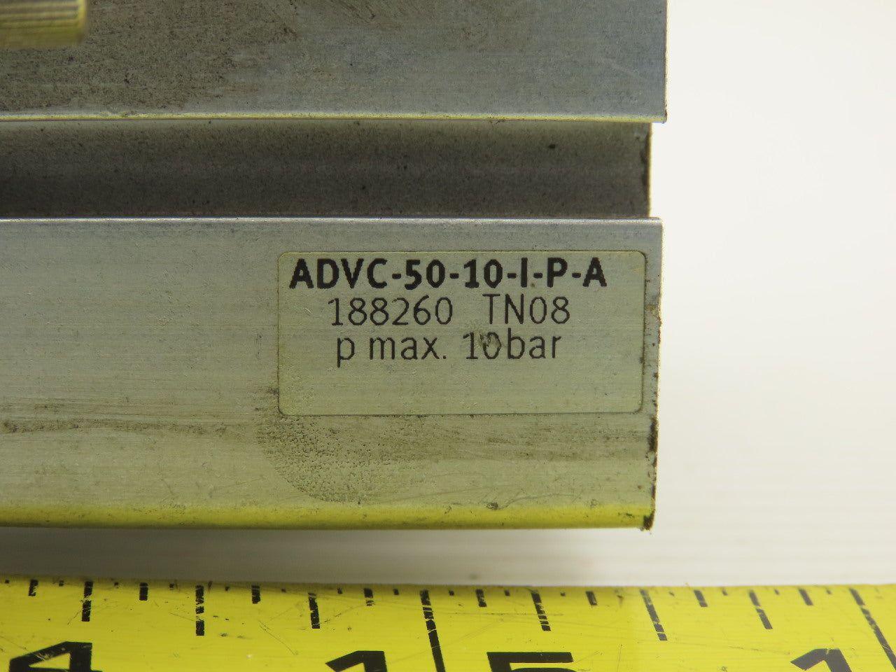 Festo ADVC-50-10-I-P-A Pneumatic Air Cylinder 50mm Bore 10mm Stroke W/Slide Bolt