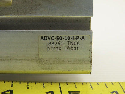 Festo ADVC-50-10-I-P-A Pneumatic Air Cylinder 50mm Bore 10mm Stroke W/Slide Bolt