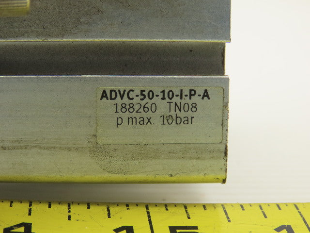 Festo ADVC-50-10-I-P-A Pneumatic Air Cylinder 50mm Bore 10mm Stroke W/Slide Bolt