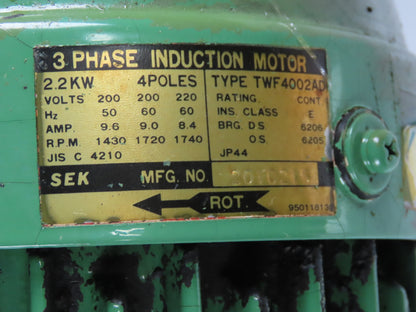2.2Kw 15 Gallon Hydraulic Power Unit W/Daikin V15AR-95 Pump & Valves