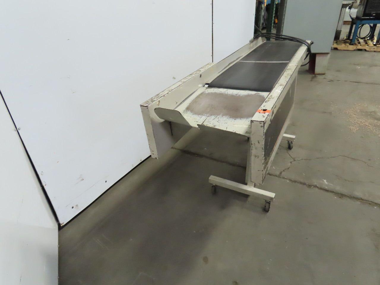 12"Wx46"L"x31"H Smooth Belt Conveyor 115V 1Ph 0-72" FPM