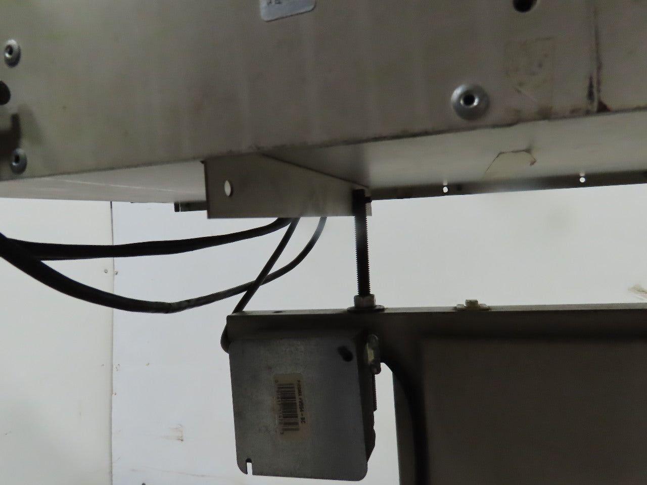 12"Wx46"L"x31"H Smooth Belt Conveyor 115V 1Ph 0-72" FPM