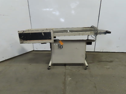 12"Wx46"L"x31"H Smooth Belt Conveyor 115V 1Ph 0-72" FPM