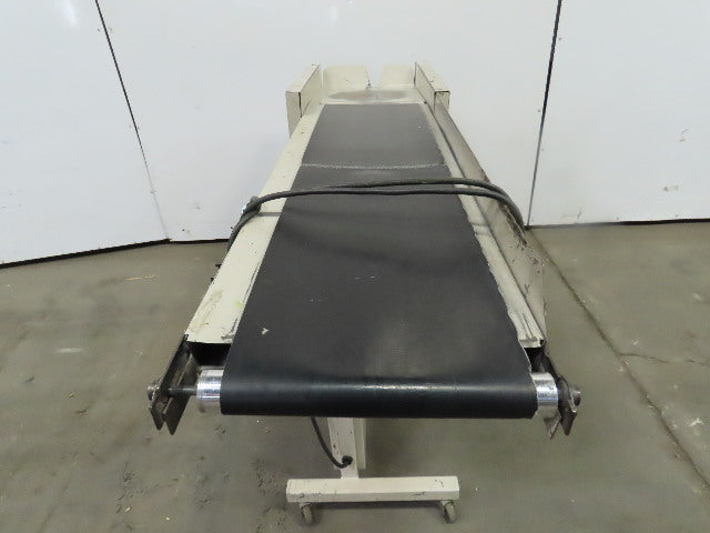 12"Wx46"L"x31"H Smooth Belt Conveyor 115V 1Ph 0-63" FPM