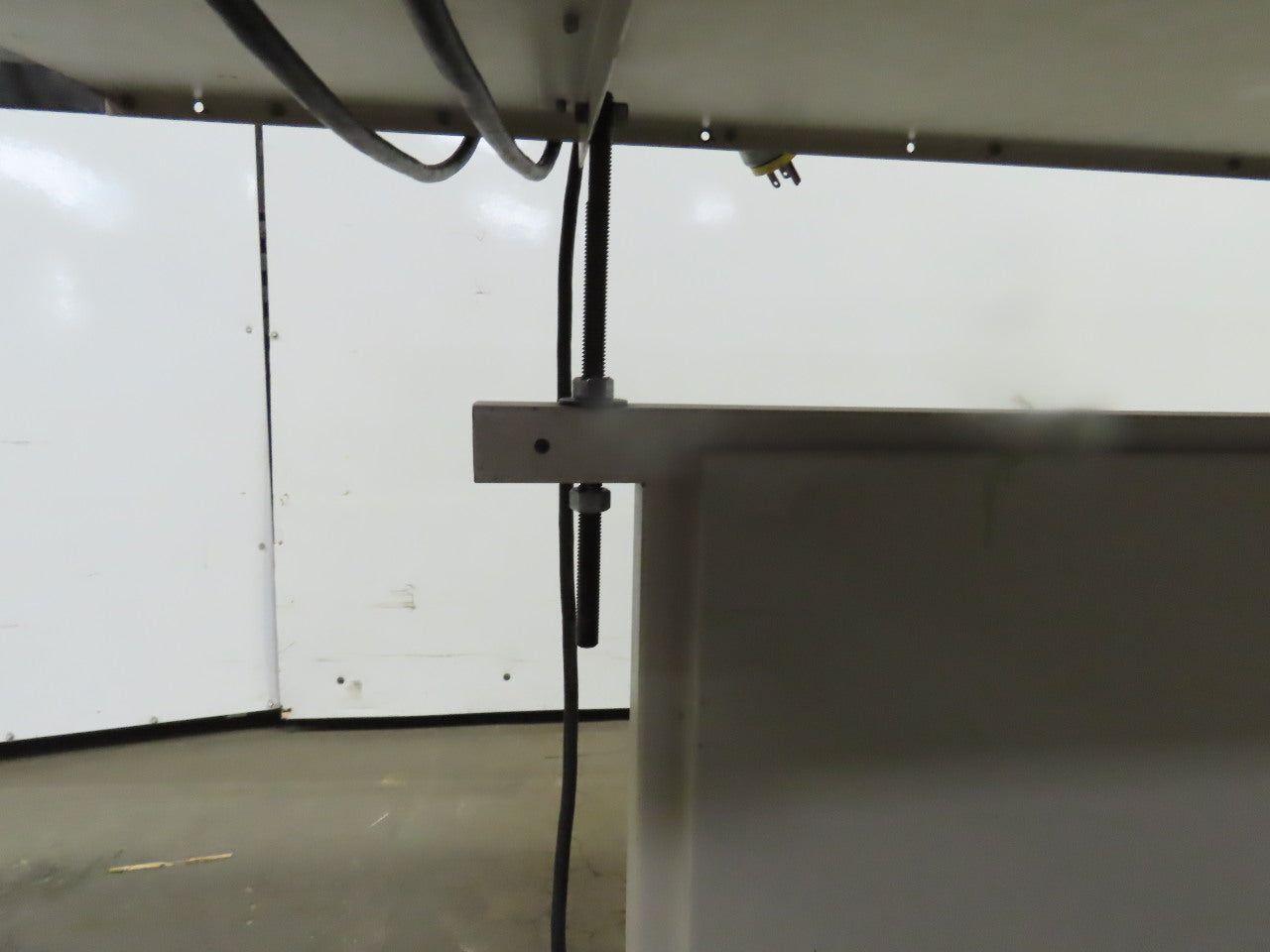 12"Wx46"L"x31"H Smooth Belt Conveyor 115V 1Ph 0-63" FPM