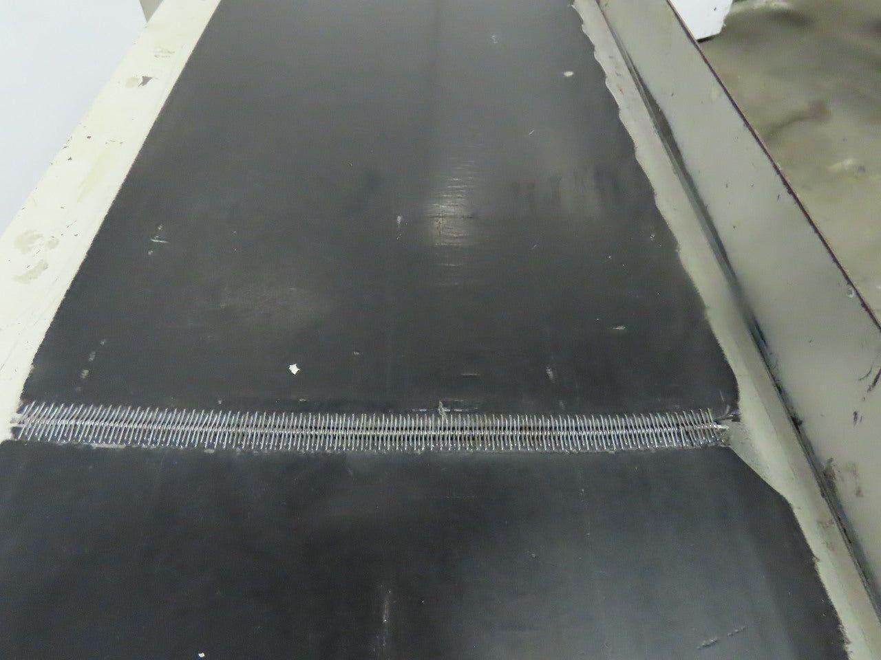 12"Wx46"L"x31"H Smooth Belt Conveyor 115V 1Ph 0-63" FPM