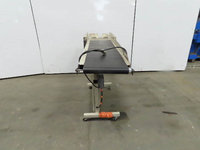 12"Wx46"L"x31"H Smooth Belt Conveyor 115V 1Ph 0-47" FPM