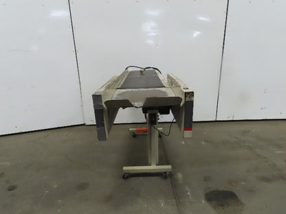 12"Wx46"L"x31"H Smooth Belt Conveyor 115V 1Ph 0-47" FPM