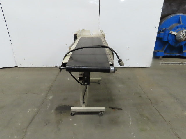 12"Wx46"L"x31"H Smooth Belt Conveyor 115V 1Ph 0-25 FPM