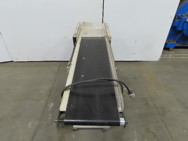 12"Wx46"L"x31"H Smooth Belt Conveyor 115V 1Ph 0-25 FPM