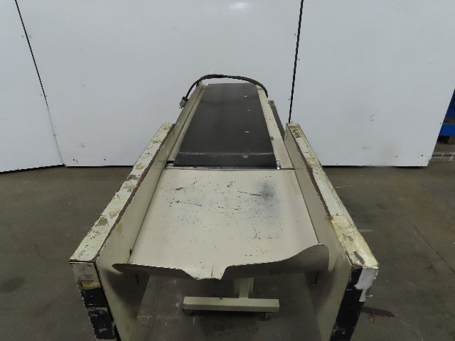 12"Wx46"L"x31"H Smooth Belt Conveyor 115V 1Ph 0-25 FPM