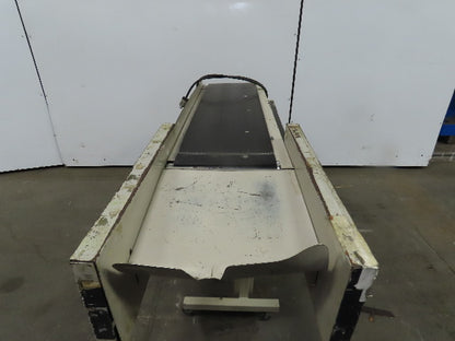 12"Wx46"L"x31"H Smooth Belt Conveyor 115V 1Ph 0-25 FPM